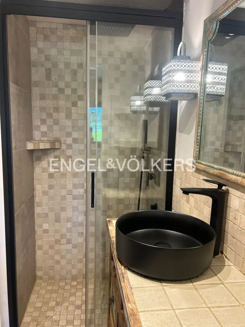 Baño de Apartamento de alquiler en Sant Cugat del Vallès con Aire acondicionado, Calefacción y Parquet