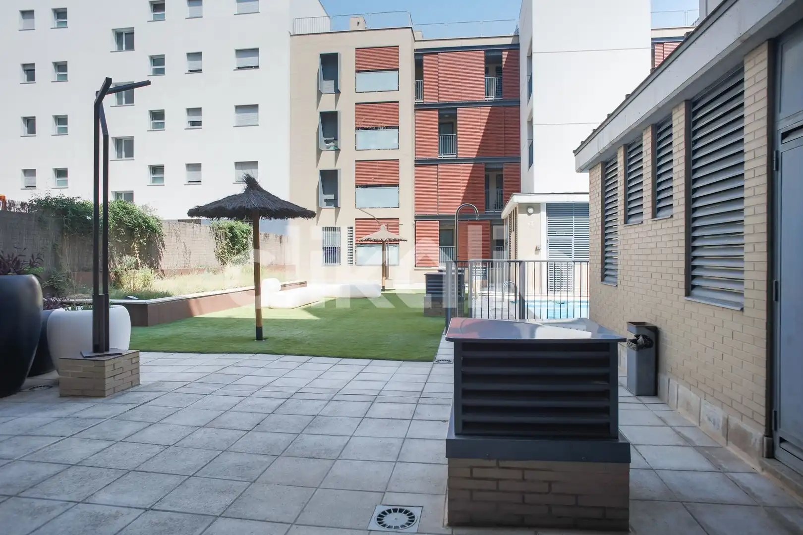 Terrace of Flat for sale in Móstoles  with Heating, Storage room and Swimming Pool