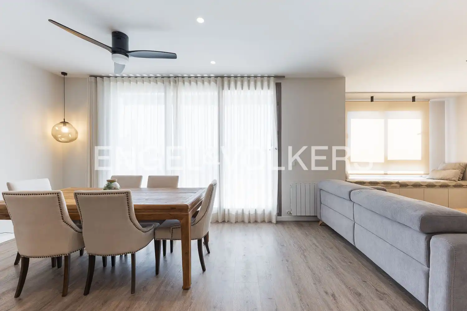 Esszimmer von Wohnung zum Verkauf in Valencia mit Klimaanlage, Heizung und Terrasse