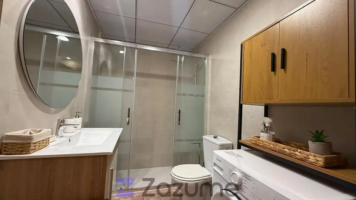Bany de Pis de lloguer en Murcia amb Aire condicionat, Calefacció i Terrassa