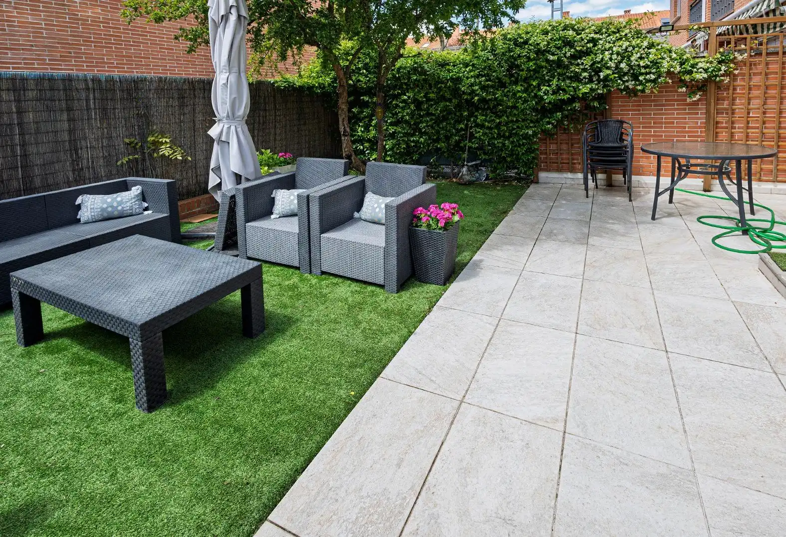 Terrassa de Casa o xalet en venda en Valladolid amb Calefacció, Jardí privat i Parquet