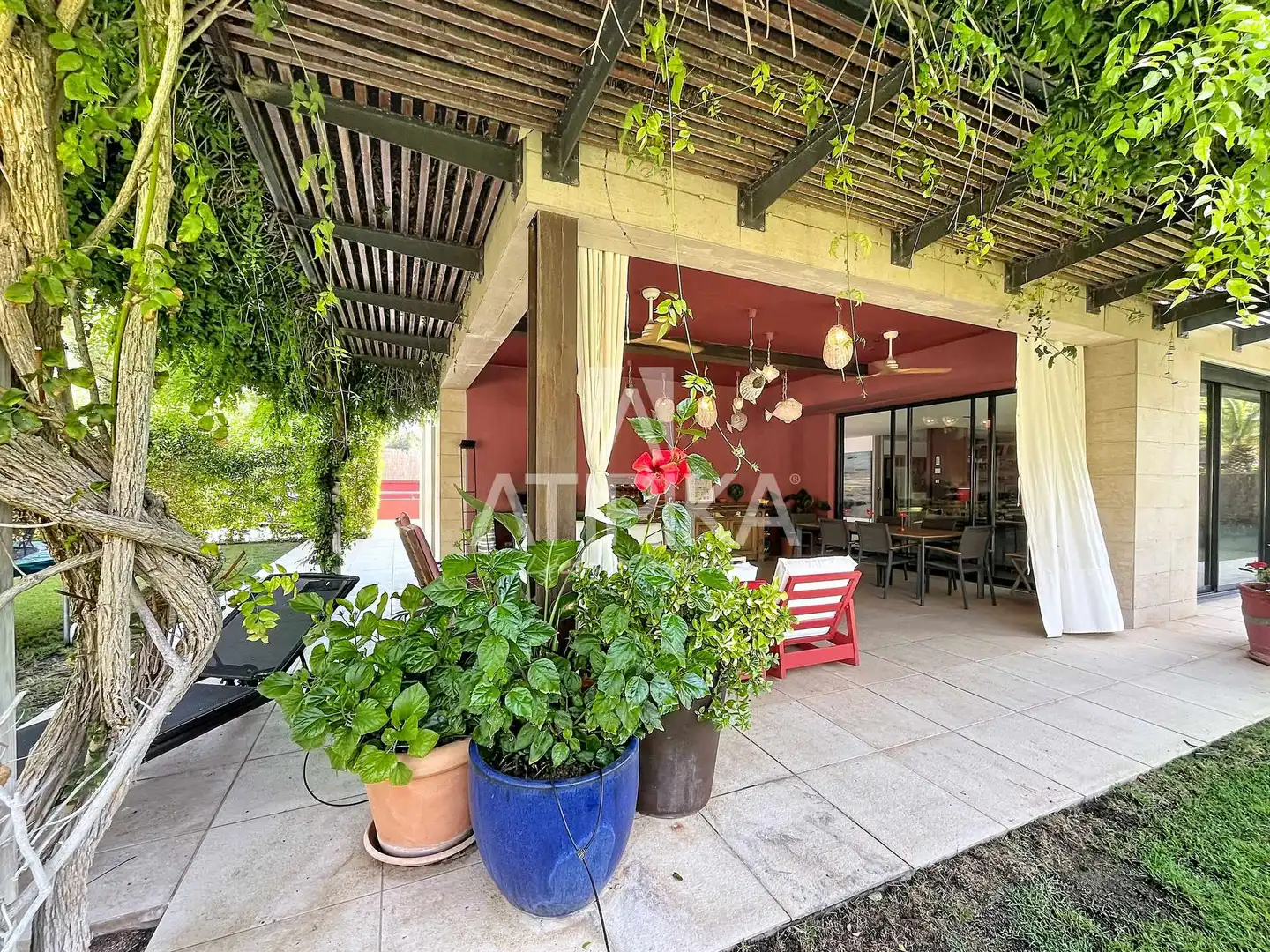 Terrassa de Casa o xalet de lloguer en Sitges amb Aire condicionat, Terrassa i Piscina