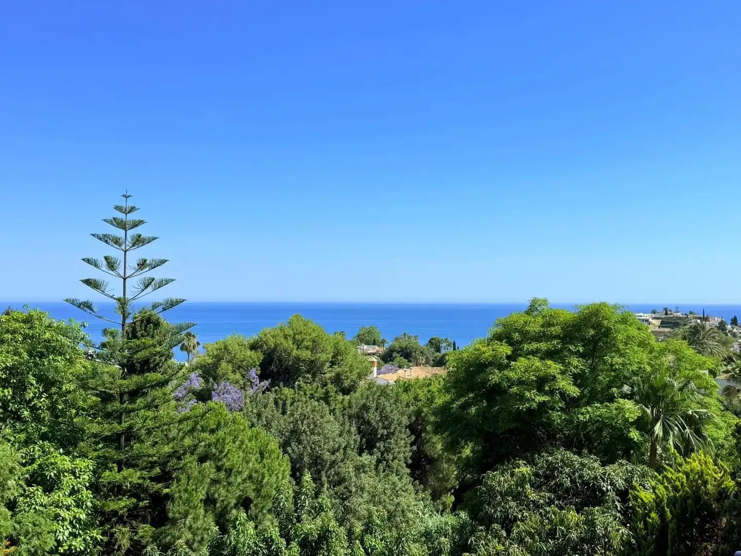 Vista exterior de Casa o xalet en venda en Benalmádena amb Aire condicionat, Jardí privat i Terrassa