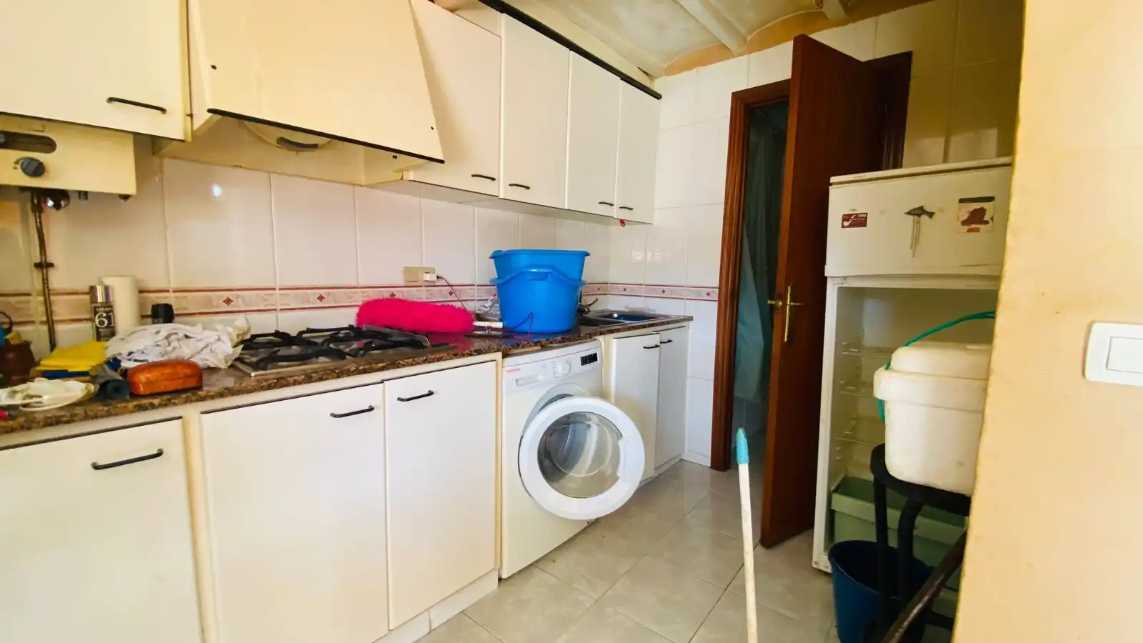 Cocina de Casa adosada en venta en Villafranca del Cid / Vilafranca con Terraza, Trastero y Balcón
