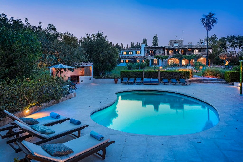 Piscina de Finca rústica en venda en Pollença amb Aire condicionat, Calefacció i Jardí privat