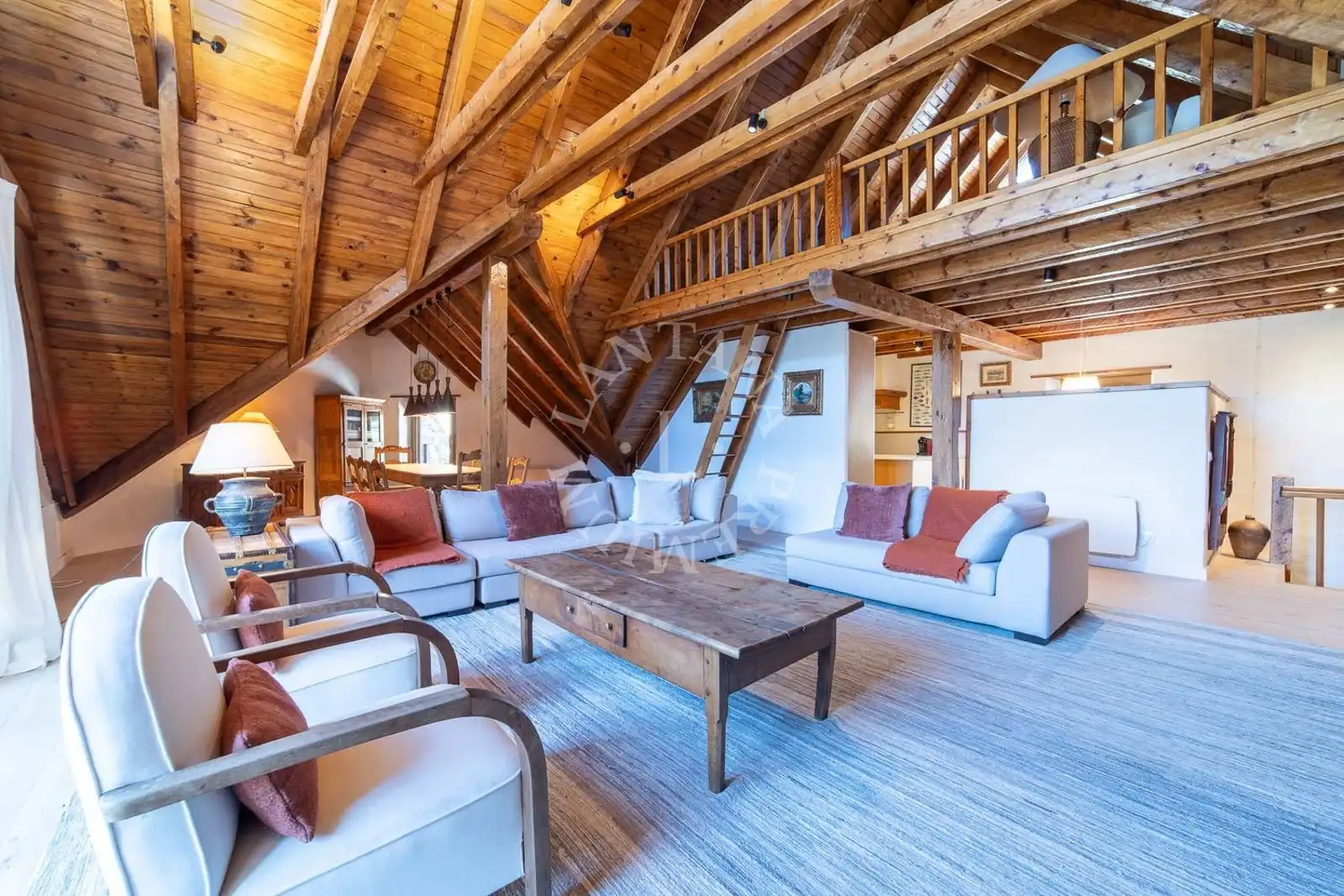 Sala de estar de Casa o chalet en venta en Naut Aran con Calefacción, Parquet y Terraza