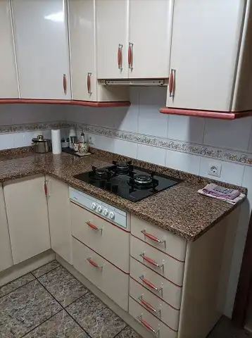 Cocina de Piso de alquiler en Mataró con Aire acondicionado, Calefacción y Parquet