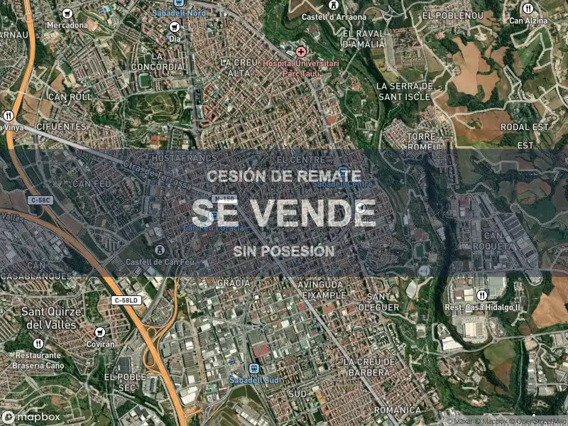 Vista exterior de Piso en venta en Sabadell
