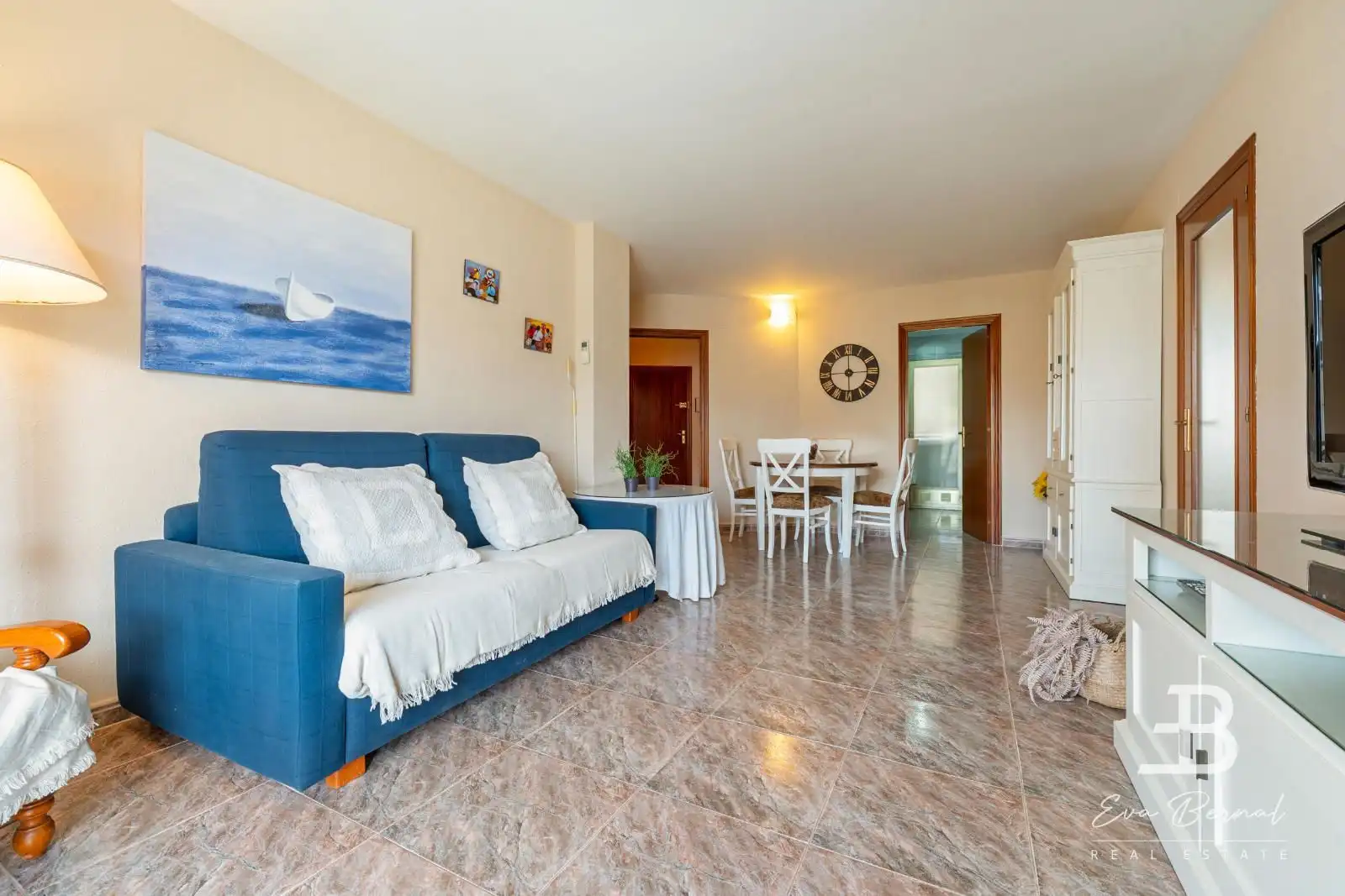 Wohnzimmer von Wohnung zum Verkauf in Vila-seca mit Klimaanlage, Heizung und Privatgarten