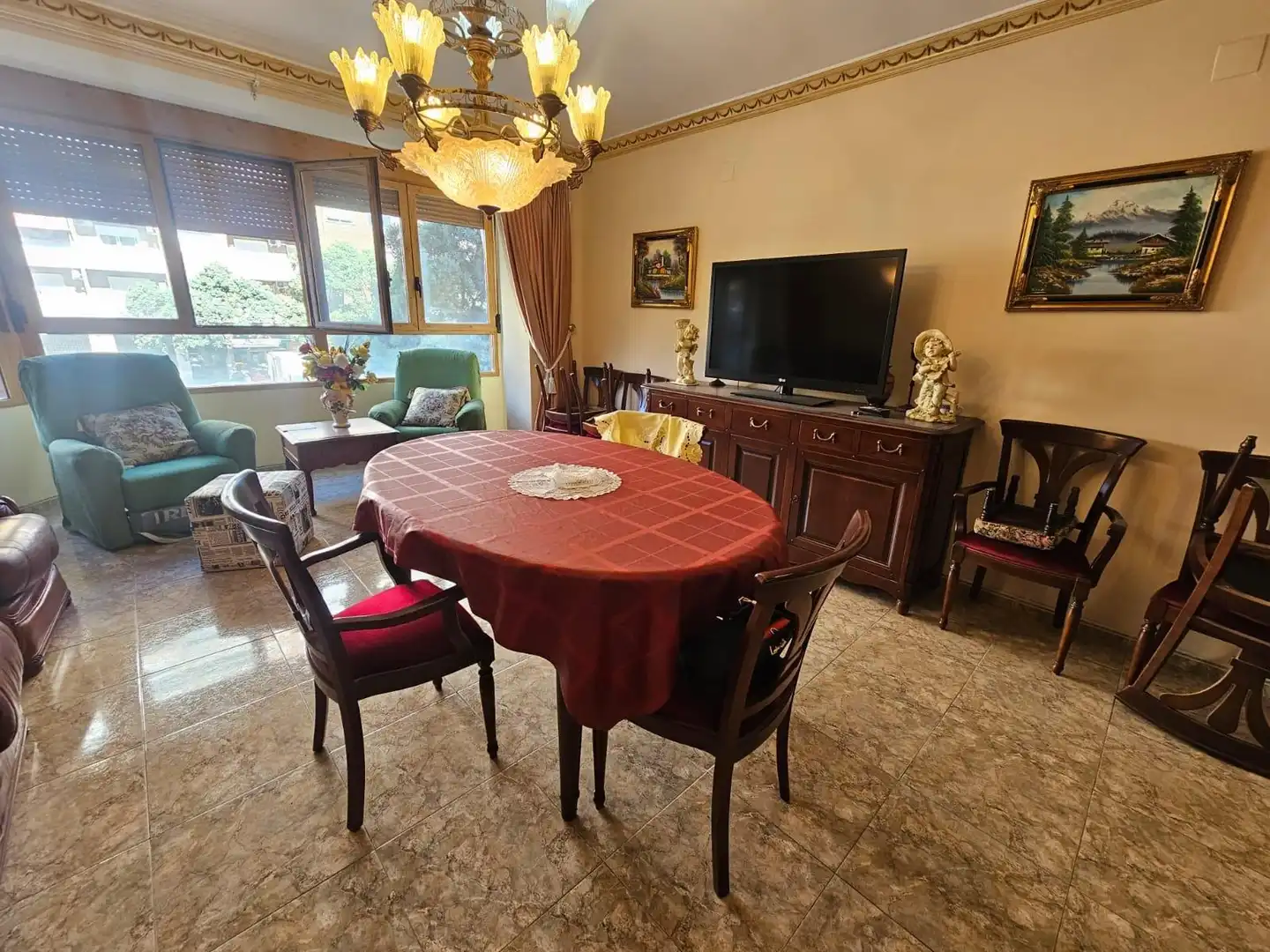 Dining room of Flat for sale in Valencia  with Air Conditioner, Storage room and Balcony