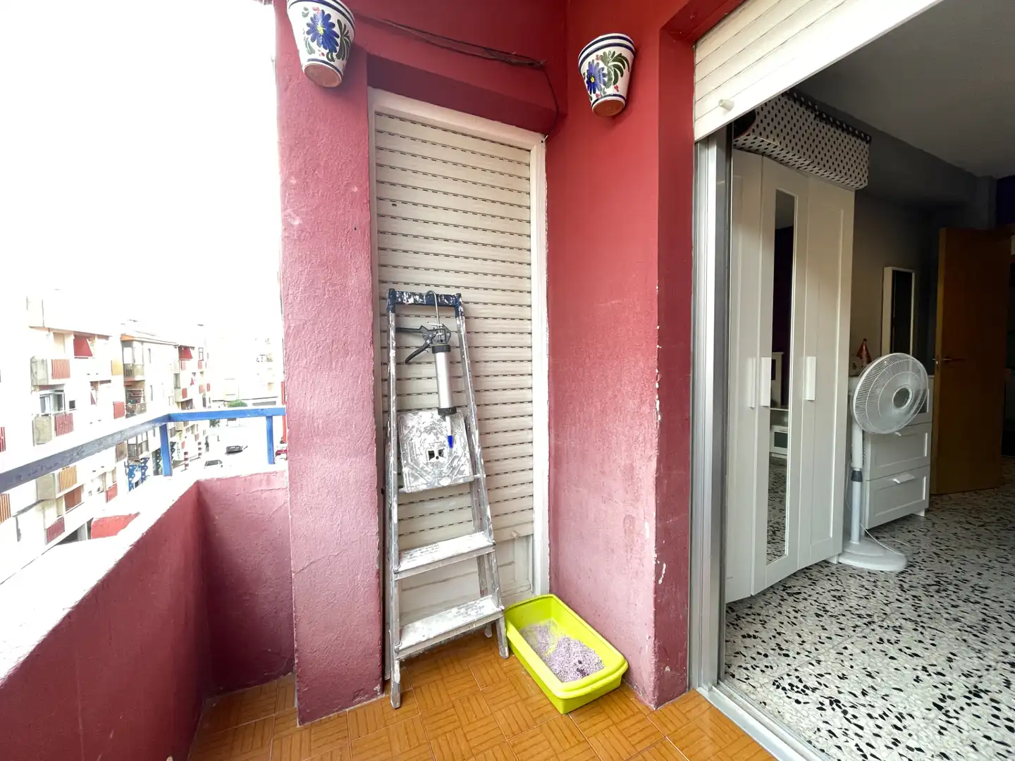 Terrasse von Wohnung zum Verkauf in Ejea de los Caballeros mit Terrasse, Abstellraum und Möbliert