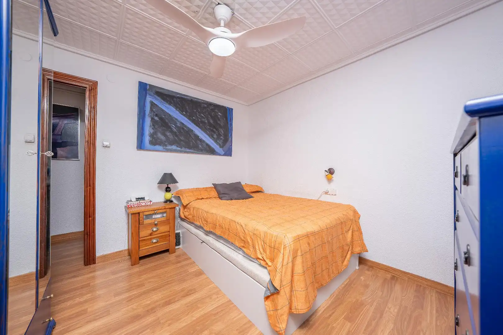 Bedroom of Flat for sale in Elche / Elx  with Heating, Furnished and Balcony