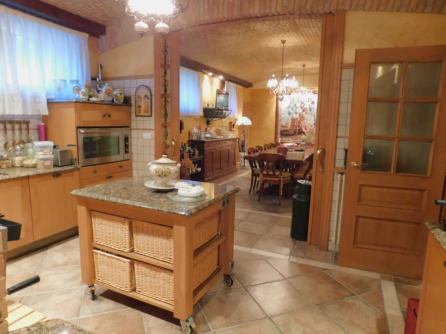 Cocina de Casa o chalet en venta en Zizur Mayor / Zizur Nagusia con Calefacción, Jardín privado y Terraza