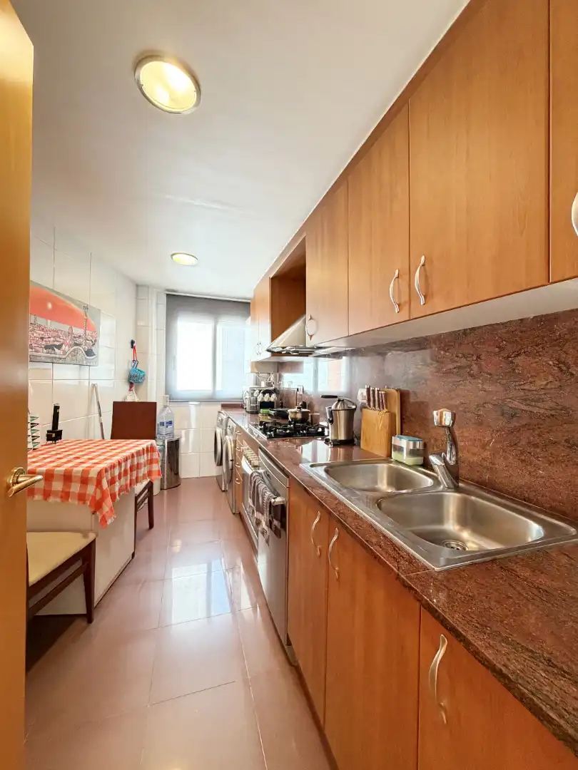 Kitchen of Flat for sale in Barcelona  with Air Conditioner, Heating and Furnished