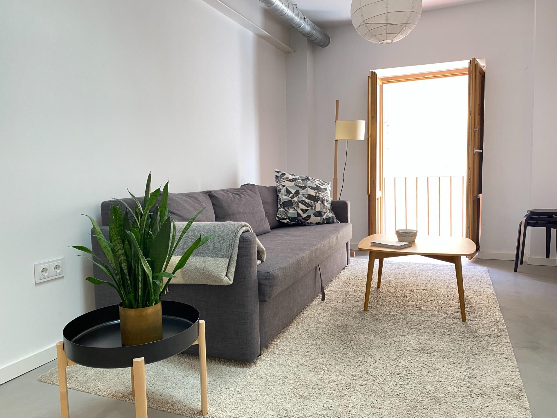 Living room of Flat for sale in Segovia Capital  with Heating and Balcony