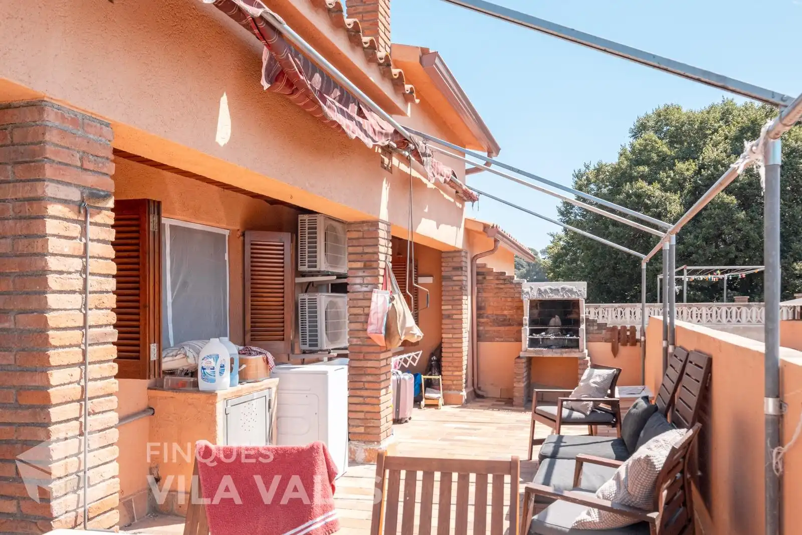 Terrace of Flat for sale in Lliçà d'Amunt  with Air Conditioner, Heating and Private garden