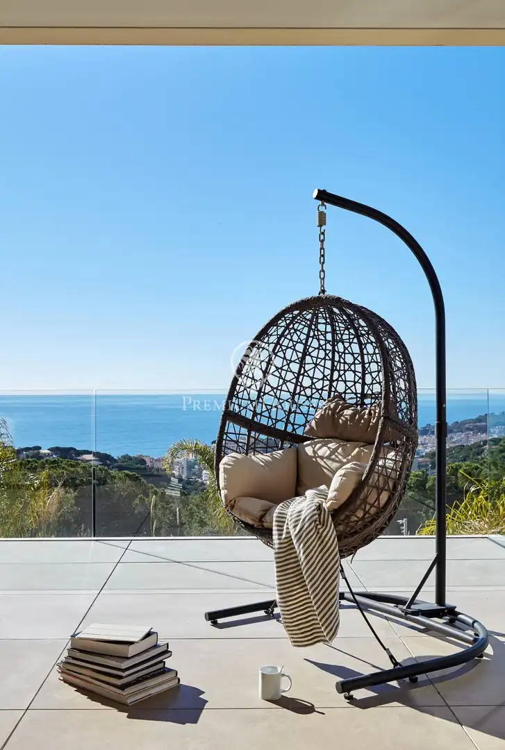 Terraza de Casa o chalet de alquiler en Lloret de Mar con Calefacción, Jardín privado y Piscina