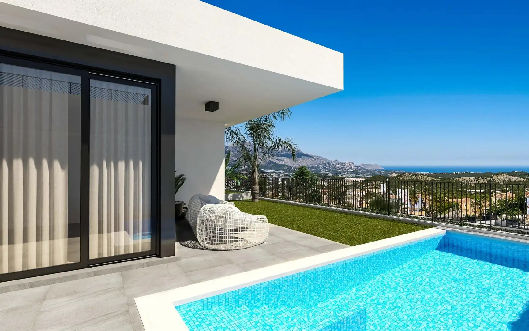 Detached house with pool for sale in Balcón de Ponoig - Polop Paradis - Polop Hills