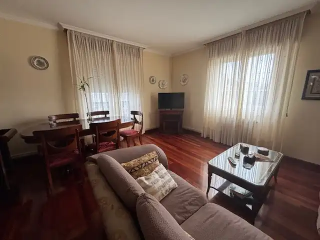 Living room of Houses for rent in Ferrol  with Heating, Private garden and Parquet flooring