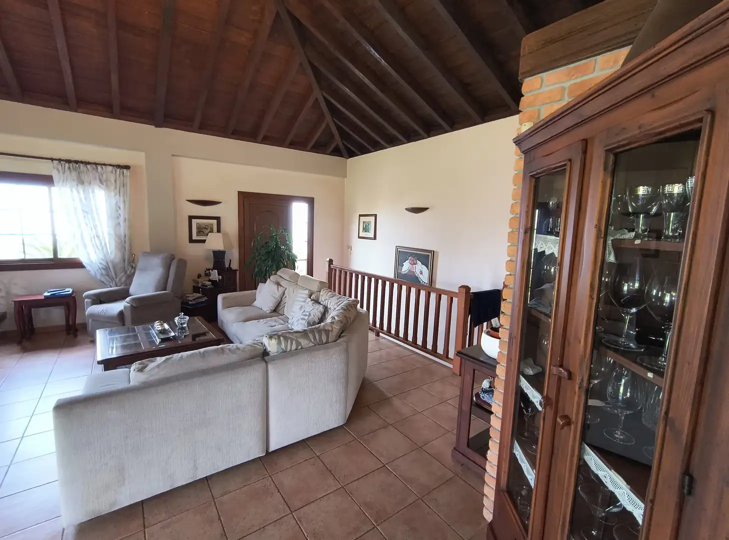 Sala de estar de Casa o chalet en venta en La Orotava con Jardín privado, Parquet y Terraza