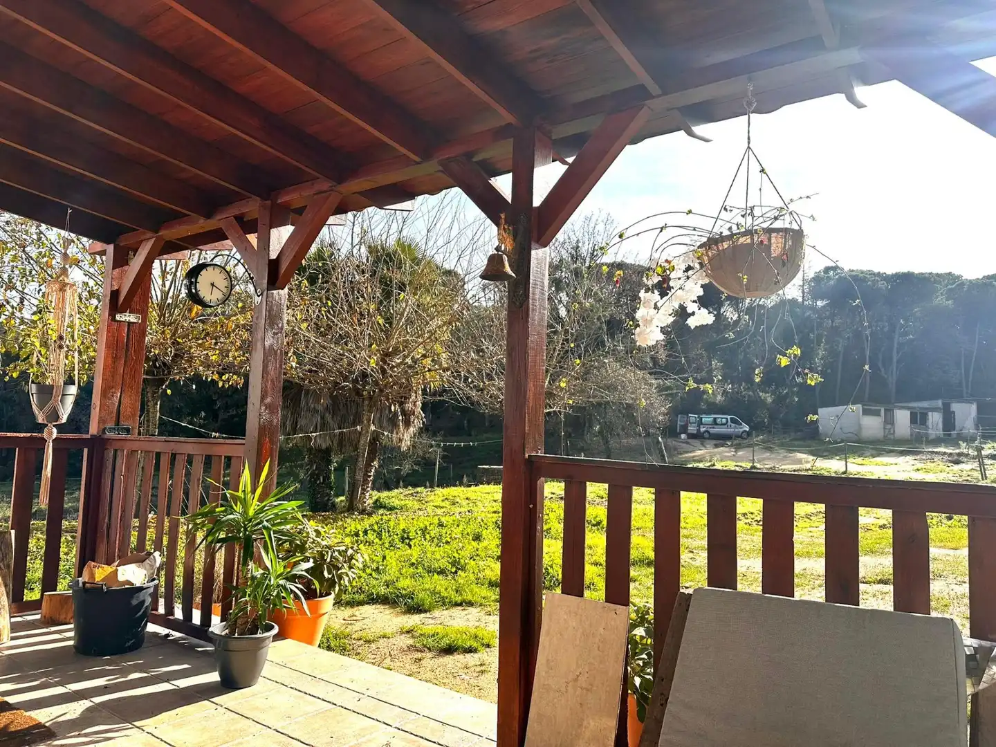 Terraza de Finca rústica en venta en Maçanet de la Selva con Calefacción, Jardín privado y Terraza