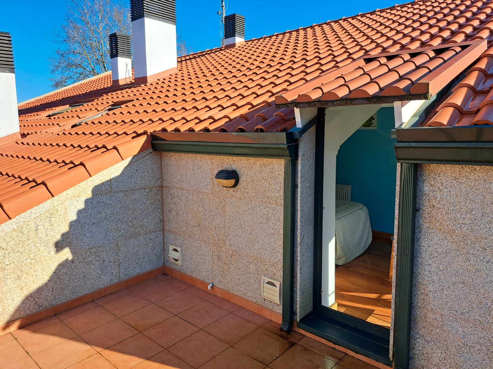 Terrasse von Dachboden zum verkauf in Mondariz-Balneario mit Terrasse, Abstellraum und Möbliert