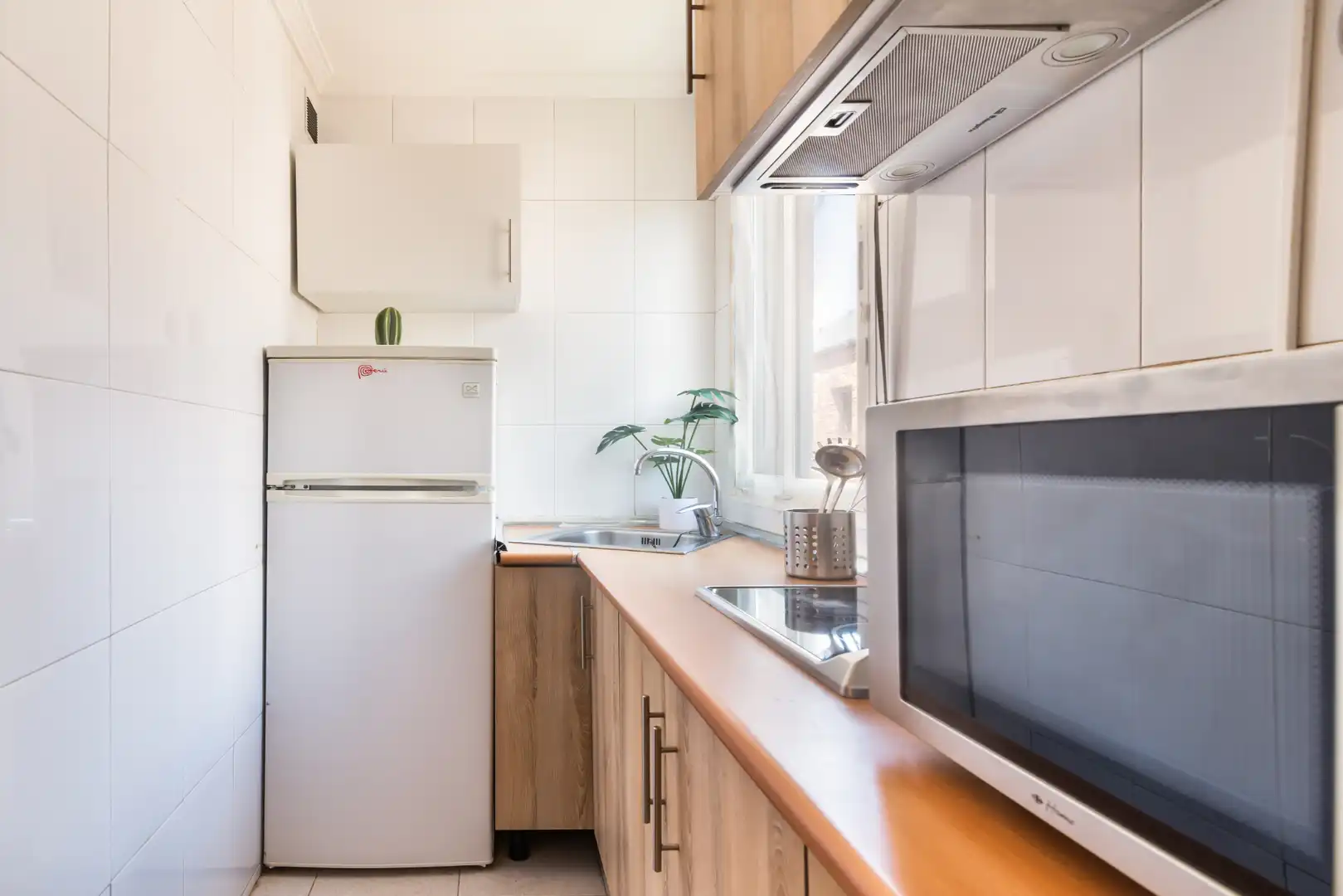 Cocina de Piso de alquiler en Madrid con Aire acondicionado, Calefacción y Amueblado