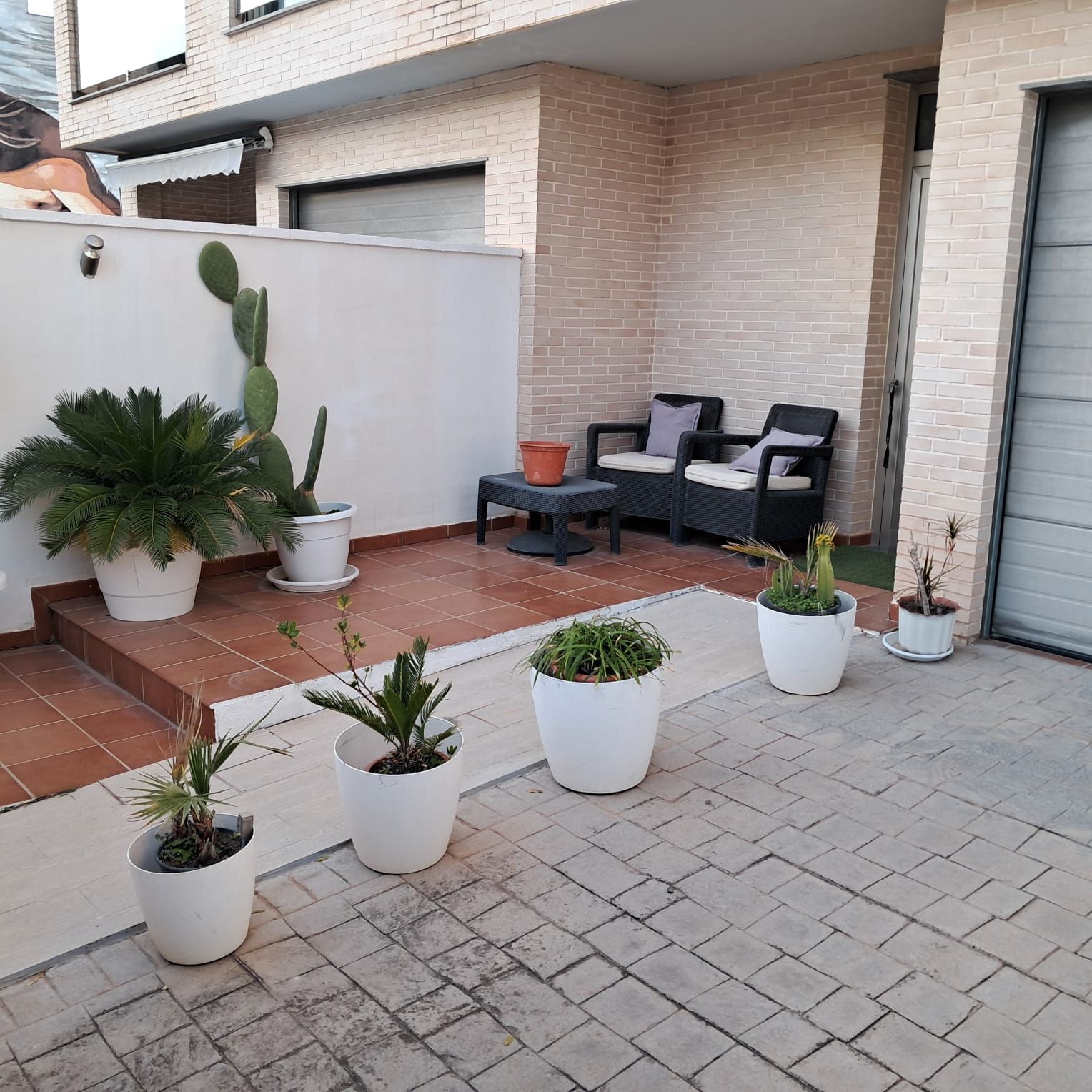 Terrace of Single-family semi-detached for sale in Sagunto / Sagunt  with Air Conditioner, Heating and Private garden