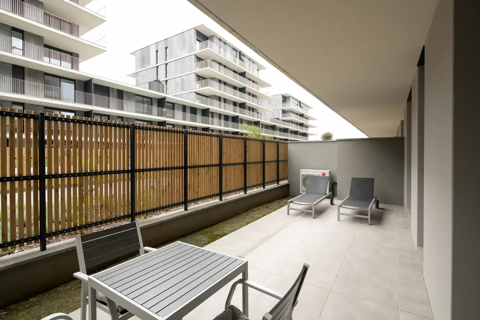 Terraza de Apartamento en venta en Badalona con Aire acondicionado, Amueblado y Horno