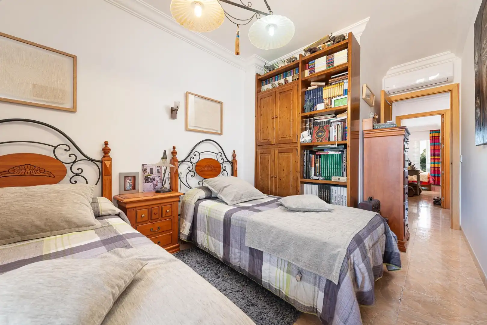 Schlafzimmer von Wohnungen zum Verkauf in Alcúdia mit Klimaanlage, Heizung und Terrasse