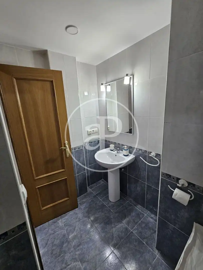 Baño de Piso de alquiler en Sagunto / Sagunt con Amueblado, Balcón y Piscina comunitaria