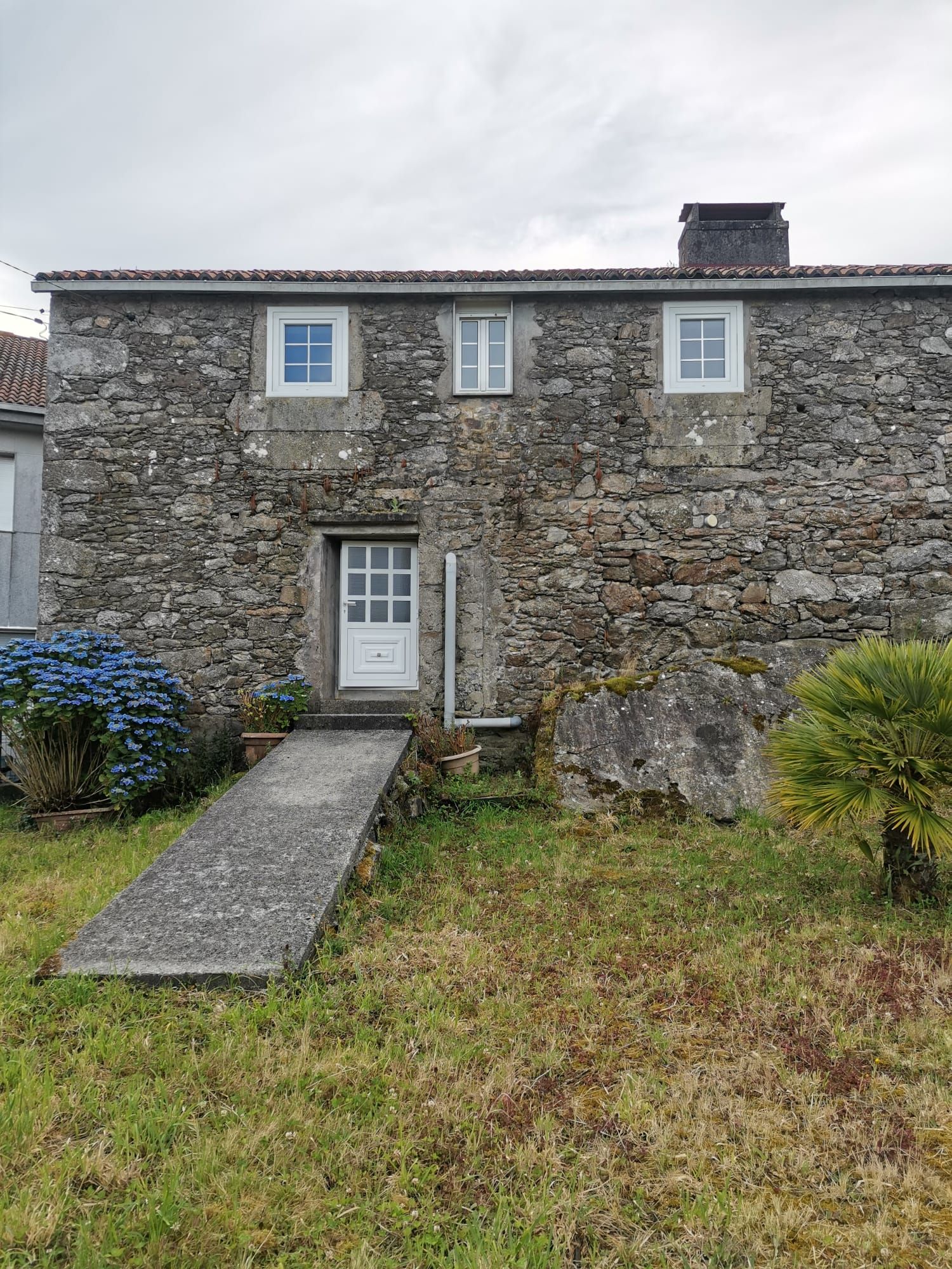 Exterior view of Country house for sale in Mazaricos  with Heating, Private garden and Storage room
