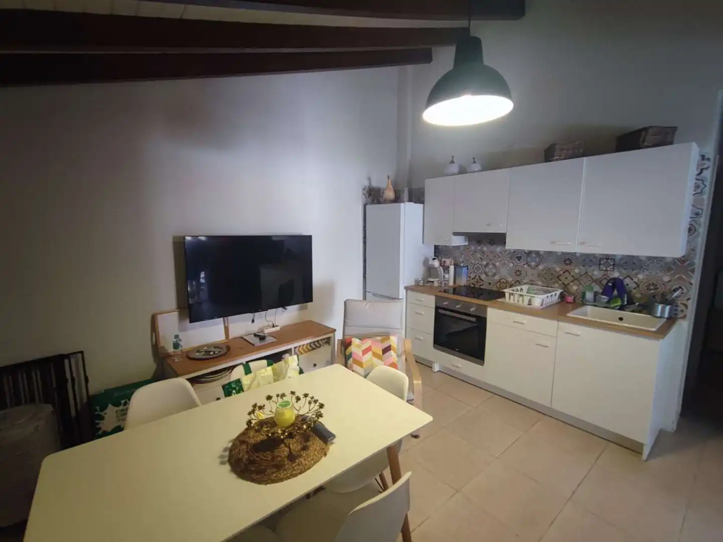 Cocina de Finca rústica en venta en Benamocarra con Terraza y Piscina
