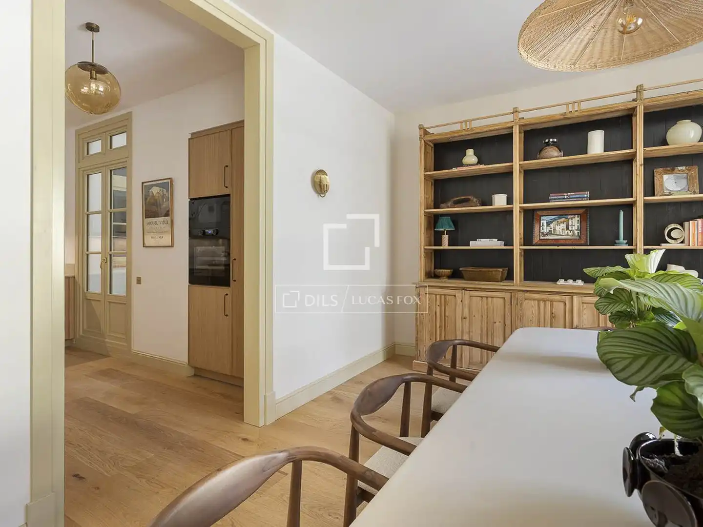 Dining room of Flat for sale in Barcelona  with Air Conditioner, Heating and Parquet flooring