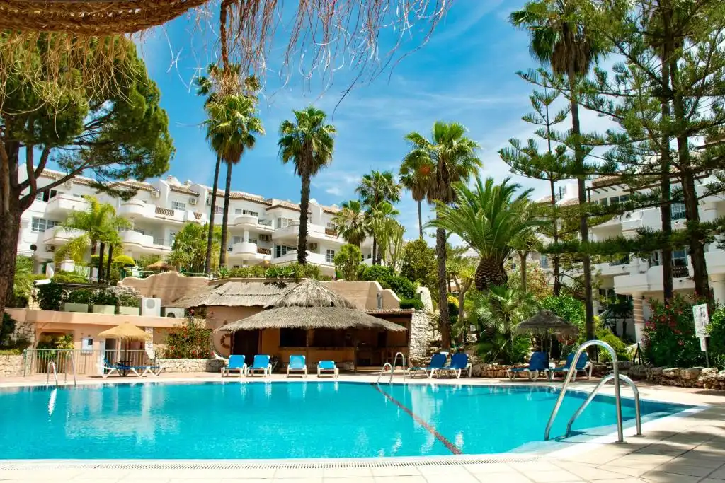 Piscina de Apartamento en venta en Mijas con Aire acondicionado, Terraza y Internet