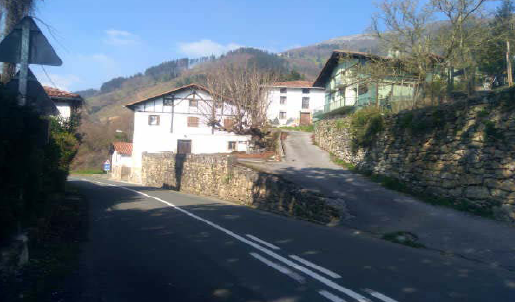 Vista exterior de Residencial en venda en Errezil