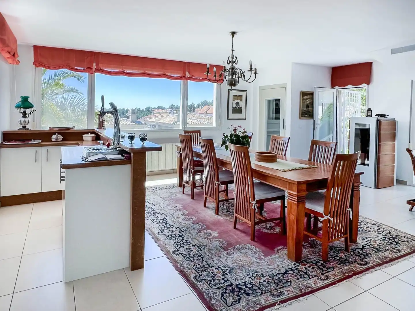 Comedor de Casa o chalet en venta en La Nucia con Aire acondicionado, Jardín privado y Piscina