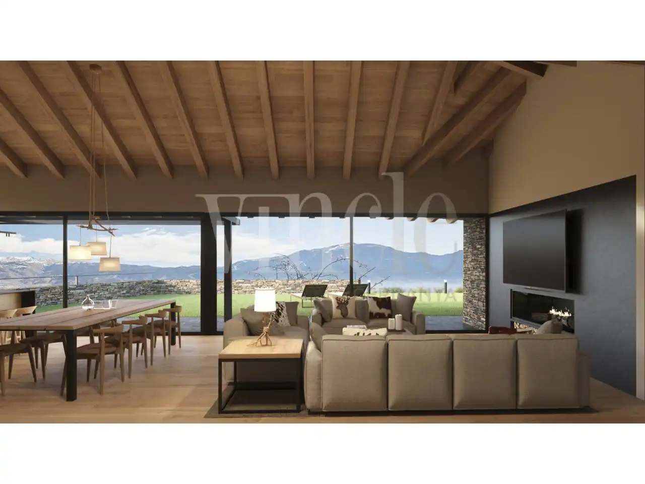 Sala de estar de Casa o chalet en venta en Ger con Calefacción, Jardín privado y Parquet