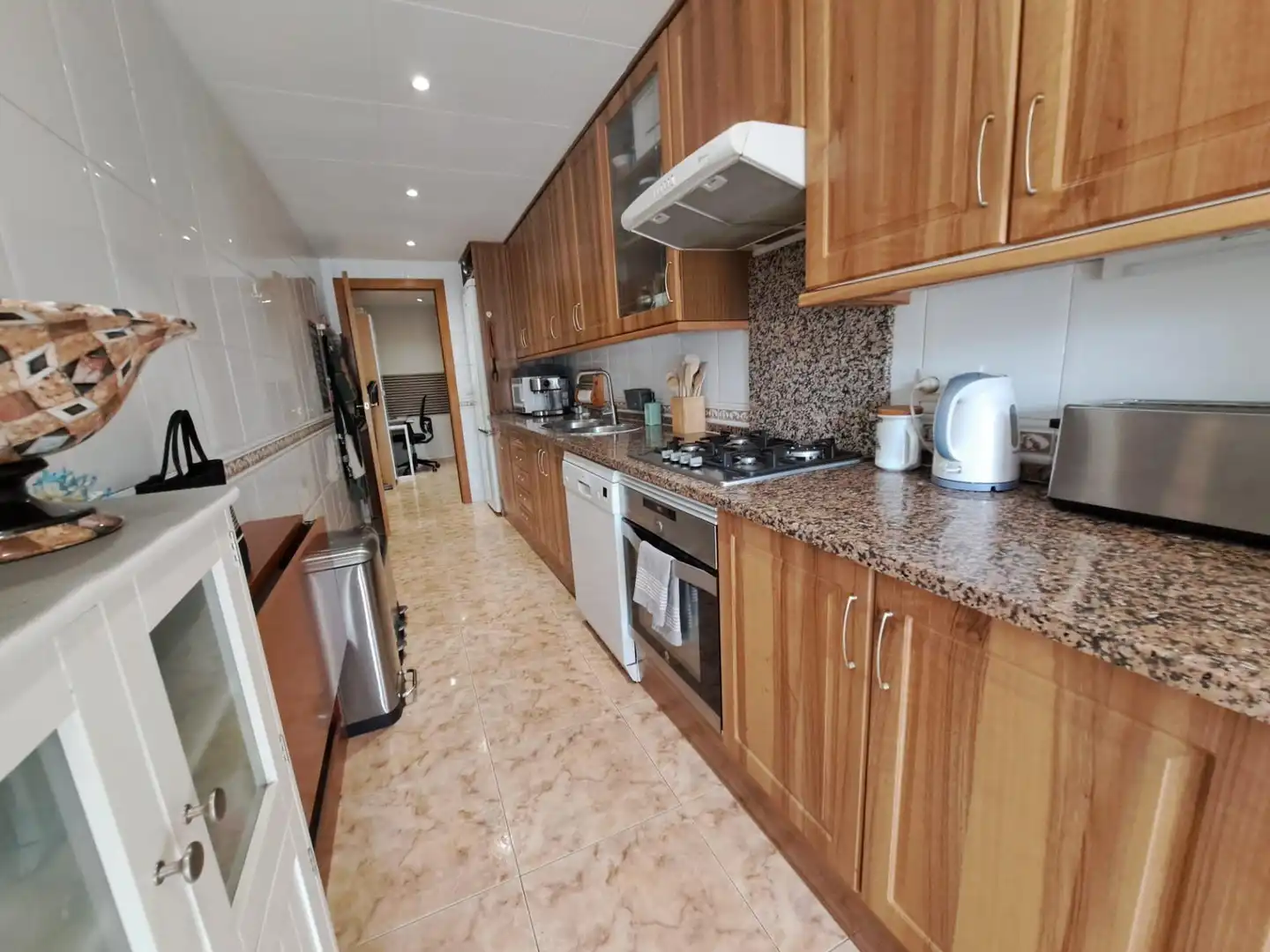 Küche von Wohnung zum Verkauf in Pineda de Mar mit Heizung und Terrasse