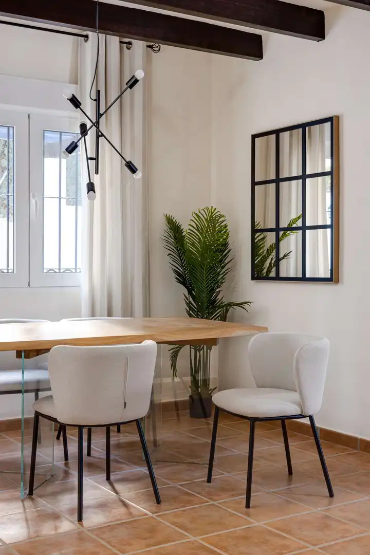 Comedor de Casa adosada en venta en Fuente Álamo de Murcia con Amueblado