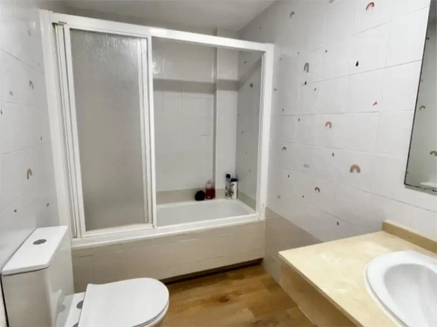 Bathroom of Flat for sale in Mojácar  with Air Conditioner, Private garden and Parquet flooring