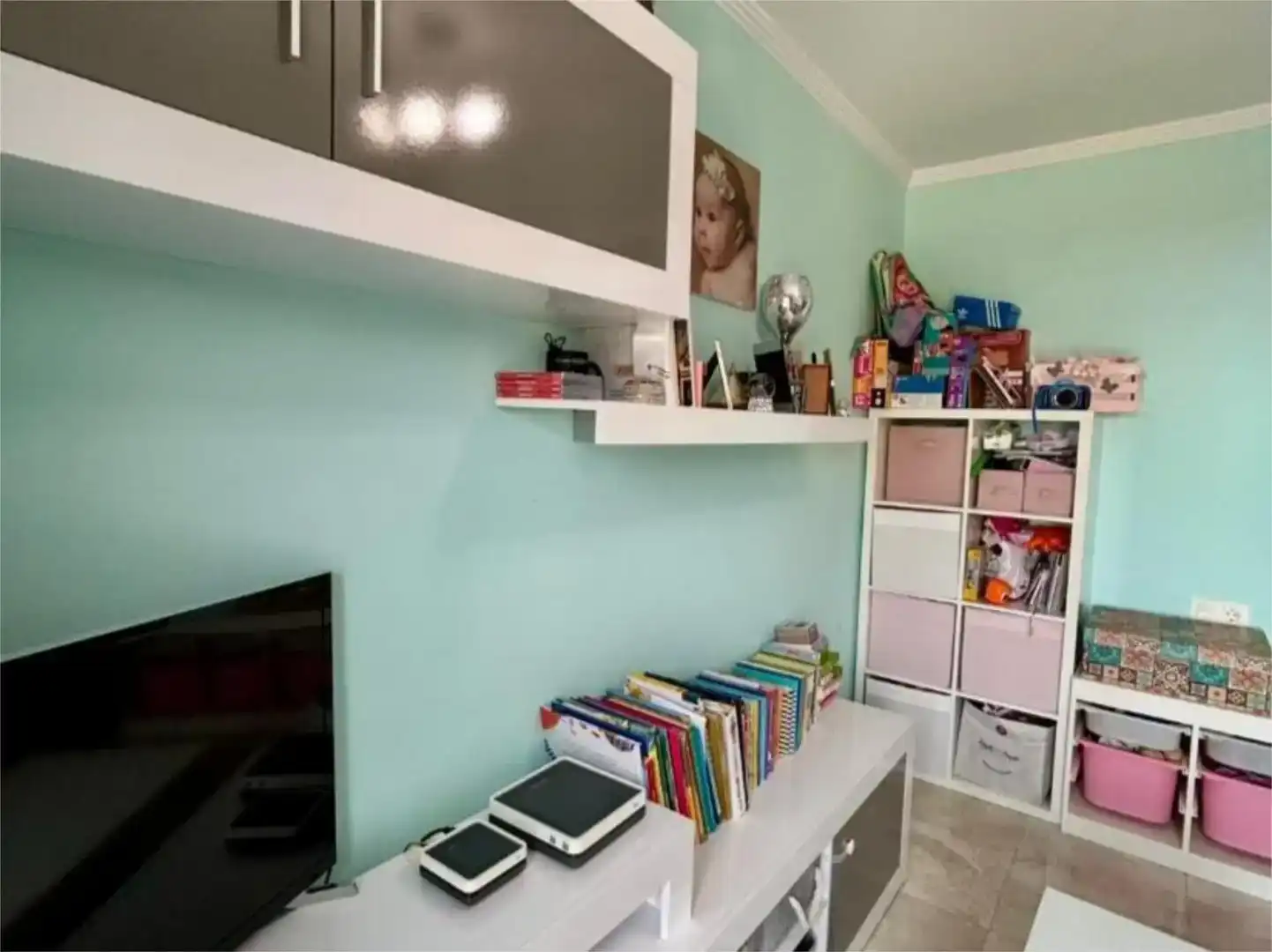 Living room of Flat for sale in  Melilla Capital  with Air Conditioner and Balcony