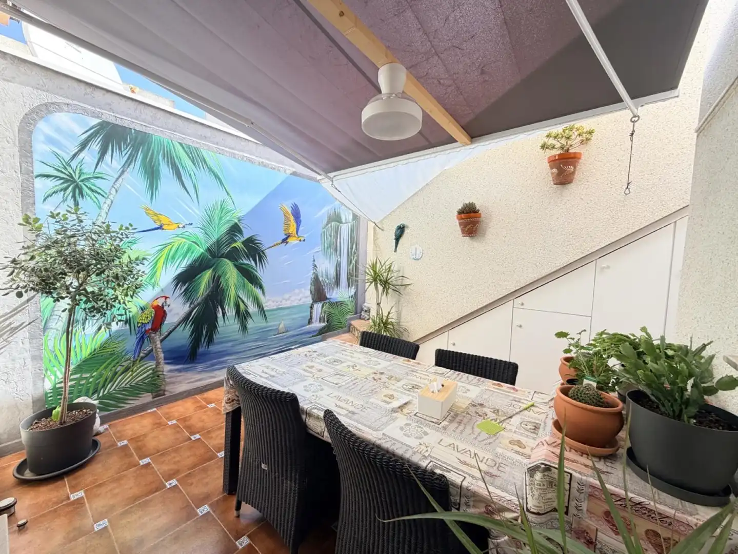 Terrasse von Einfamilien-Reihenhaus zum Verkauf in Zaragoza