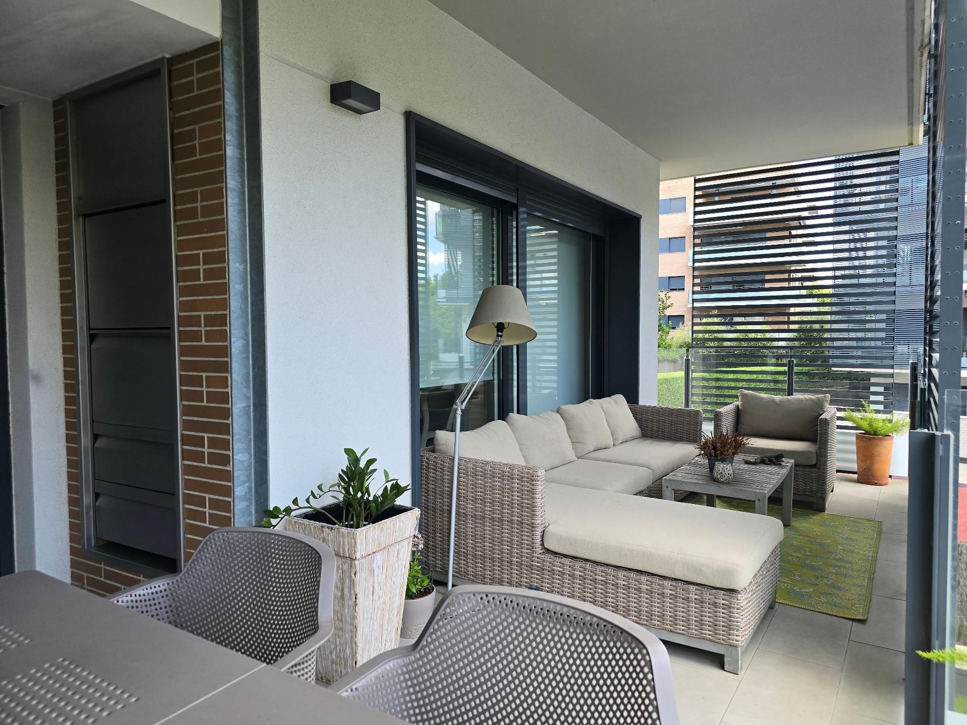 Terrace of Flat for sale in Sant Cugat del Vallès  with Heating, Private garden and Parquet flooring