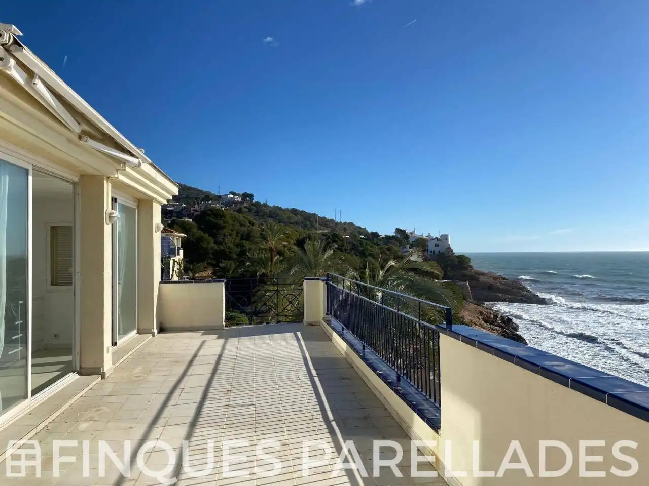 Exterior view of Attic for sale in Sitges  with Air Conditioner, Heating and Parquet flooring
