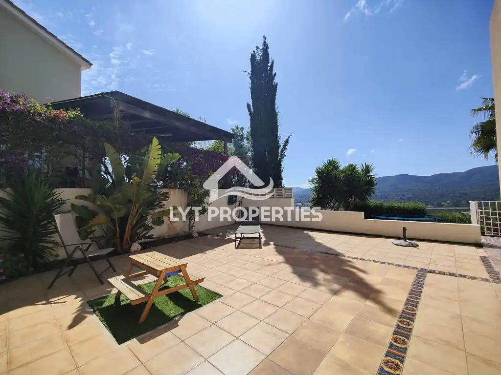 Terrace of Detached homes for sale in Gata de Gorgos  with Air Conditioner, Heating and Swimming Pool