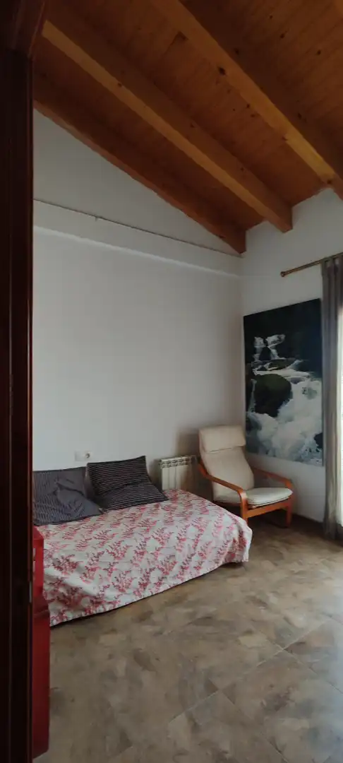 Sala de estar de Casa adosada en venta en Les Borges Blanques con Aire acondicionado, Calefacción y Jardín privado