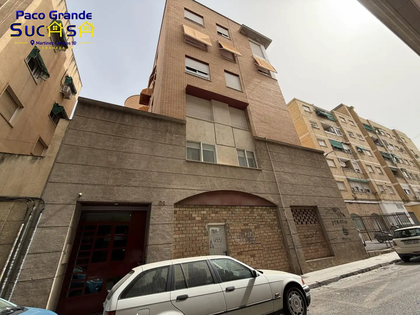 Außenansicht von Wohnung zur Miete in Granada mit Klimaanlage, Heizung und Terrasse