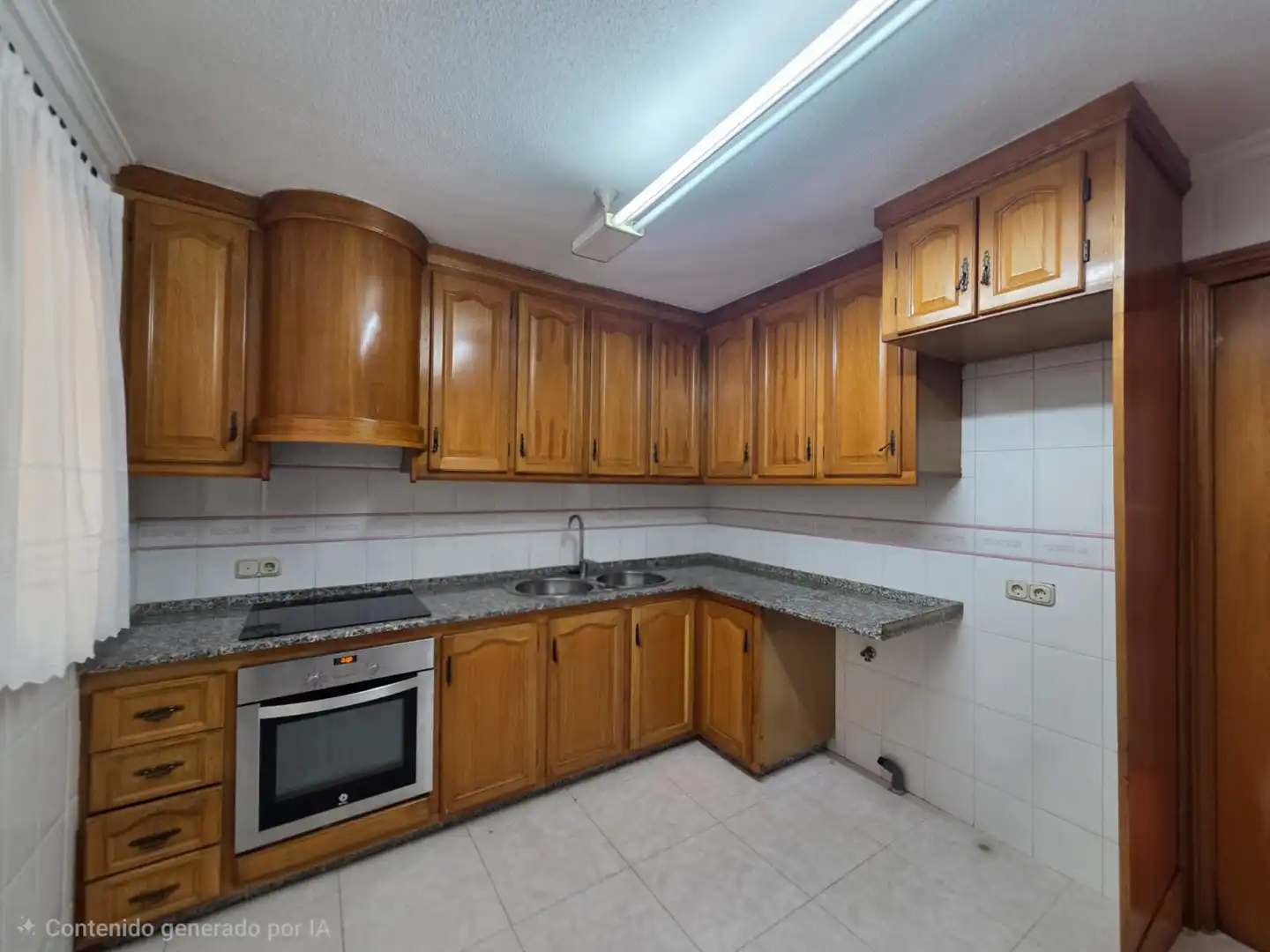 Küche von Wohnung zum Verkauf in Elda mit Balkon