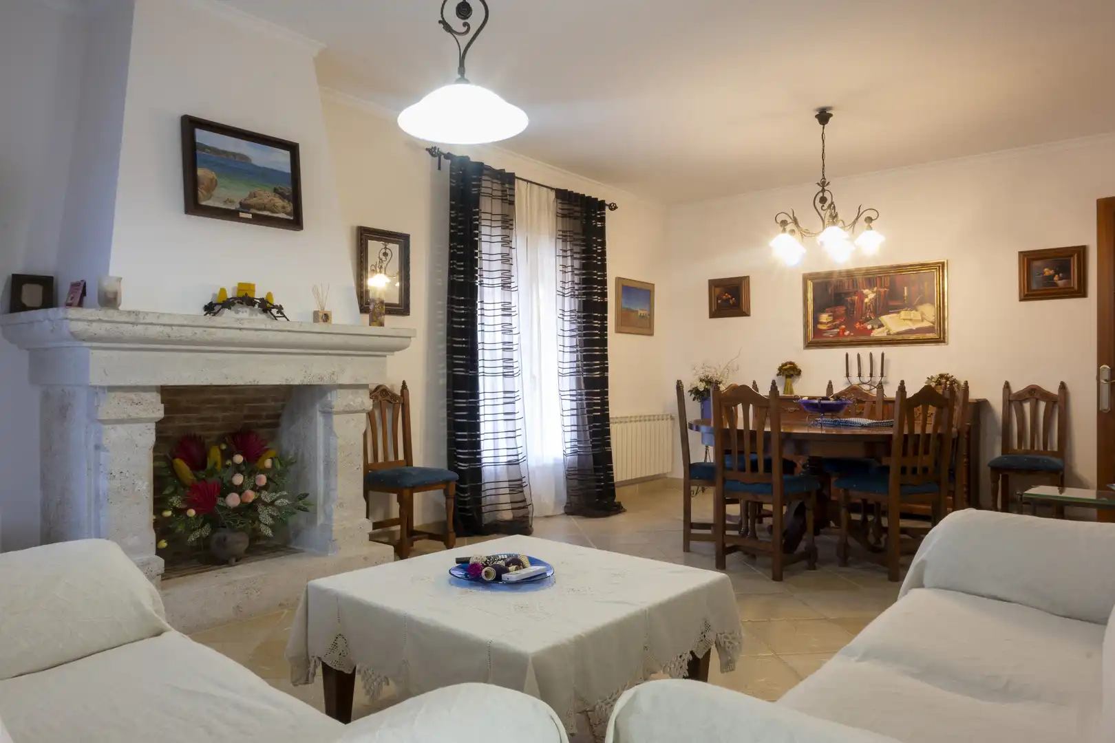 Sala de estar de Casa o chalet en venta en Ruidera con Aire acondicionado, Calefacción y Jardín privado